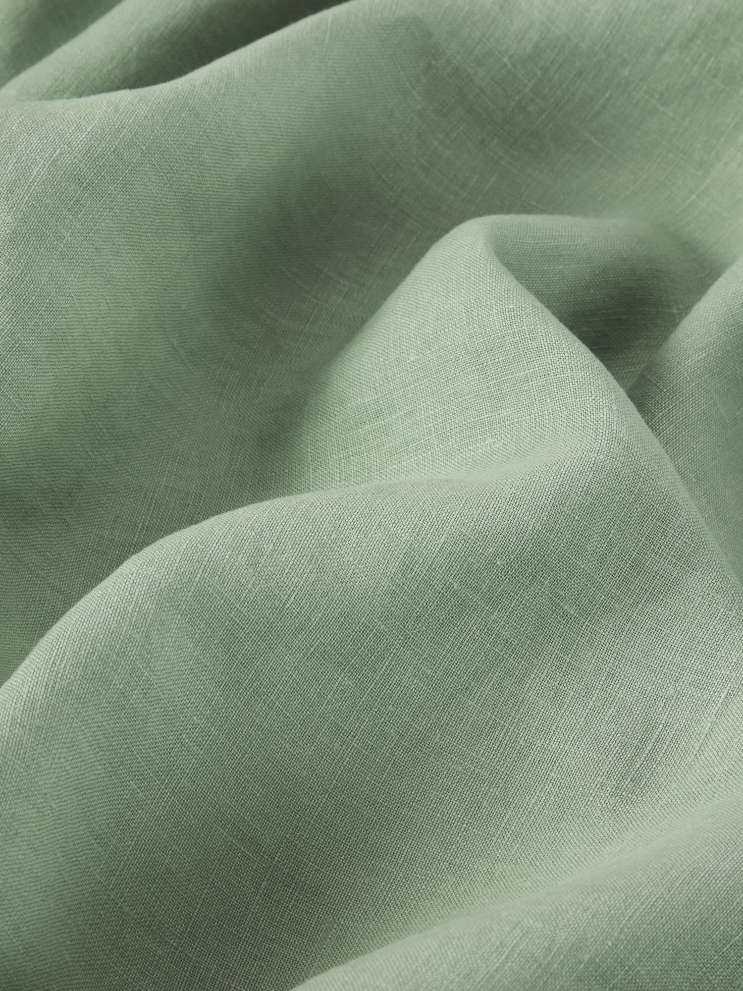 Sage Green 100% Linen Fitted Sheet