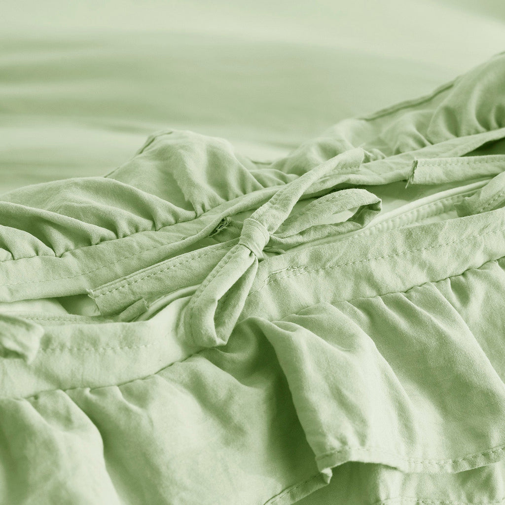HIG 3 Piece Vintage Duvet Cover Set, Ultra Soft Pre-washed Microfiber