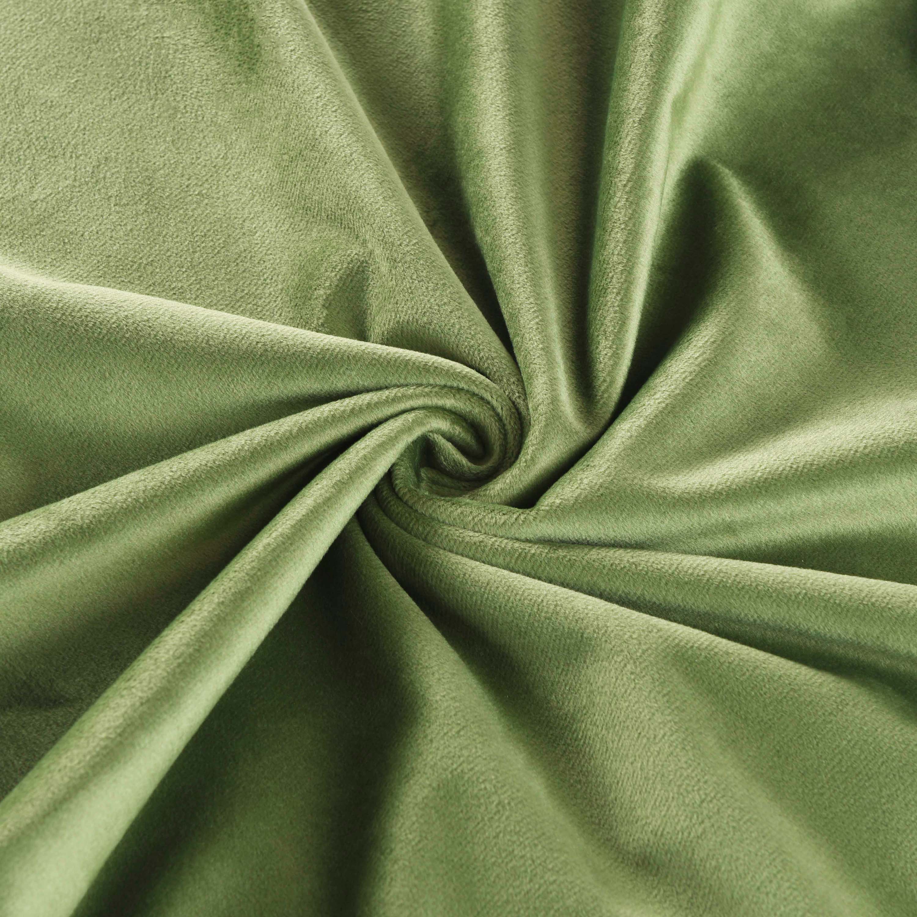 HIG 2PCS 20"x20" Modern Velvet Pillow Covers with Handmade Pleats