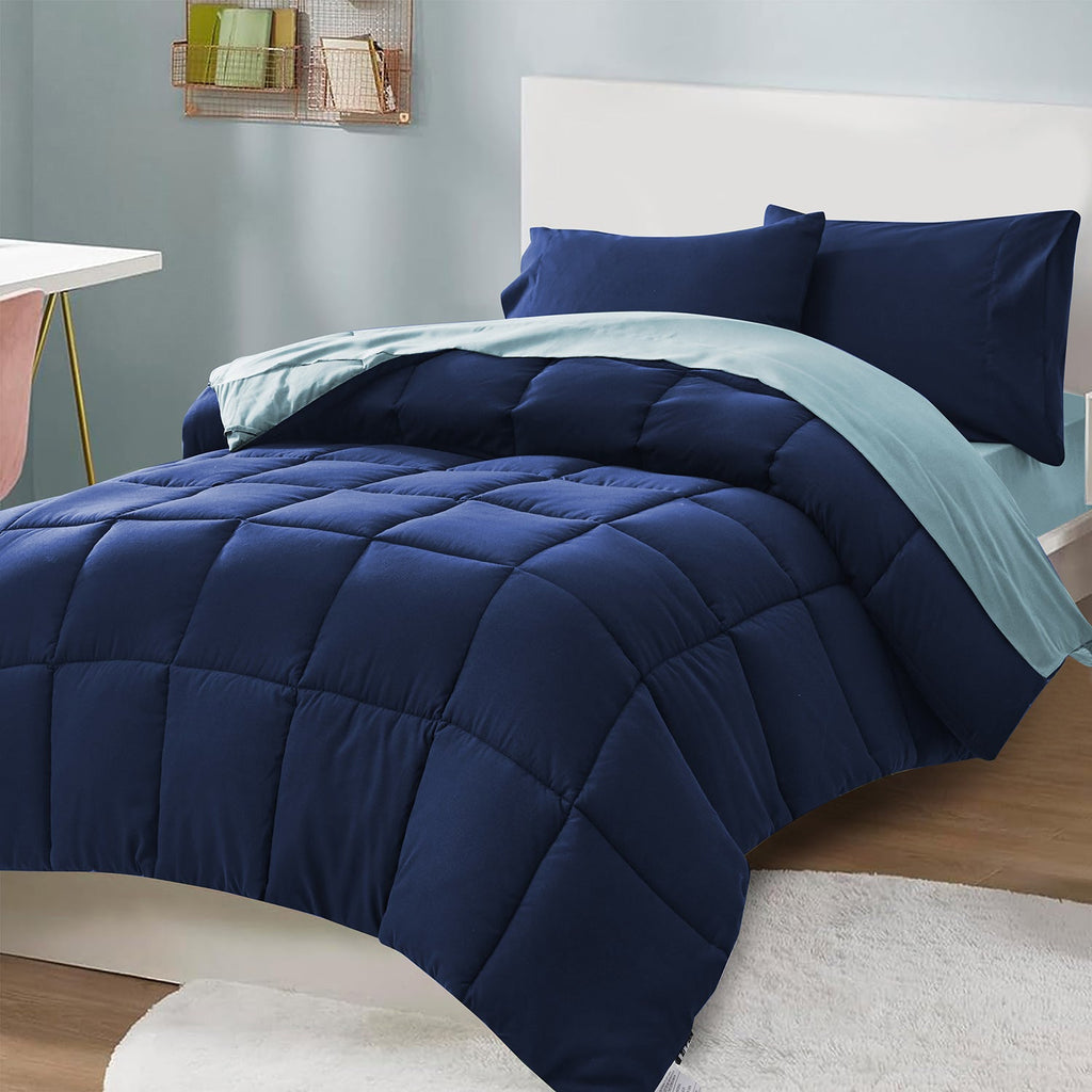 HIG Reversible and Lightweight  Comforter Set All Season