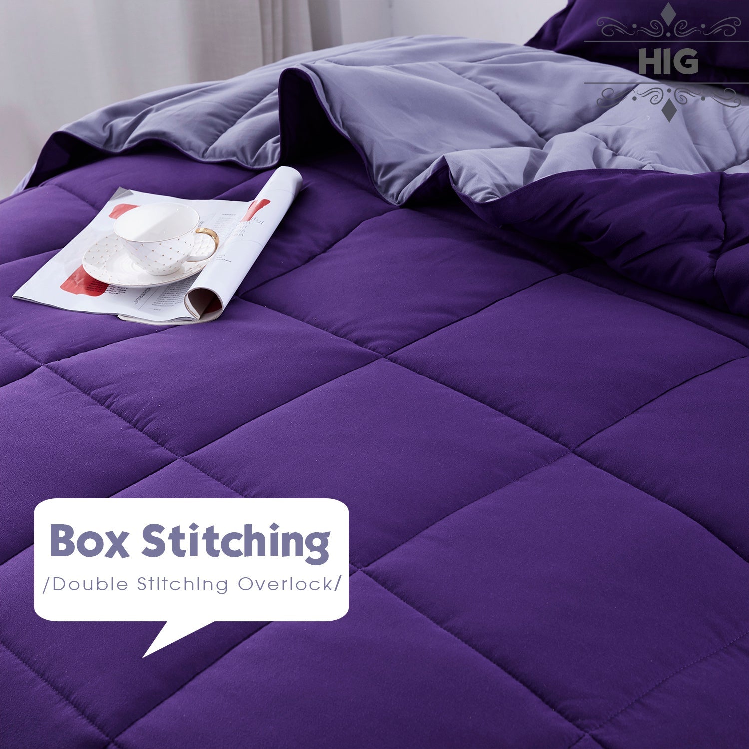 HIG Light Weight Down Alternative Comforter Set