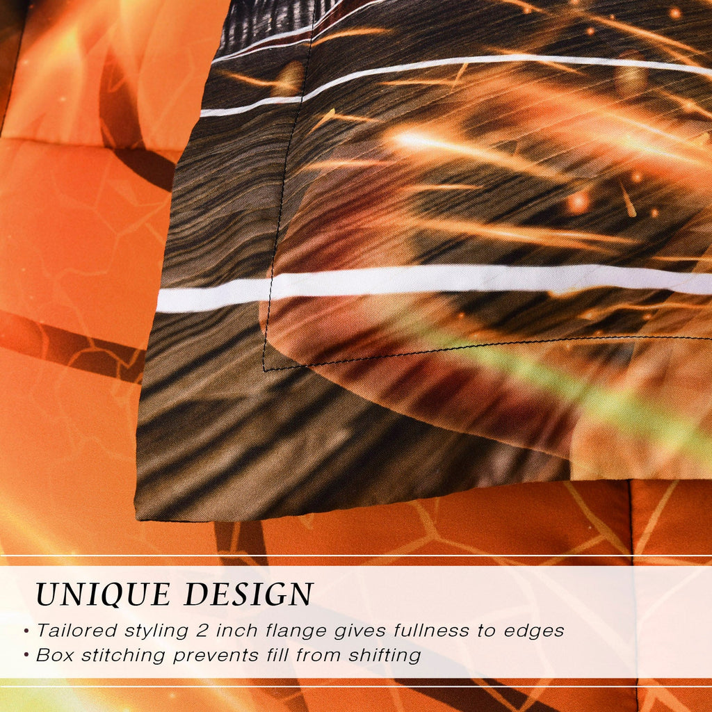3D Print Basketball Fire All Season Comforter Set-S28