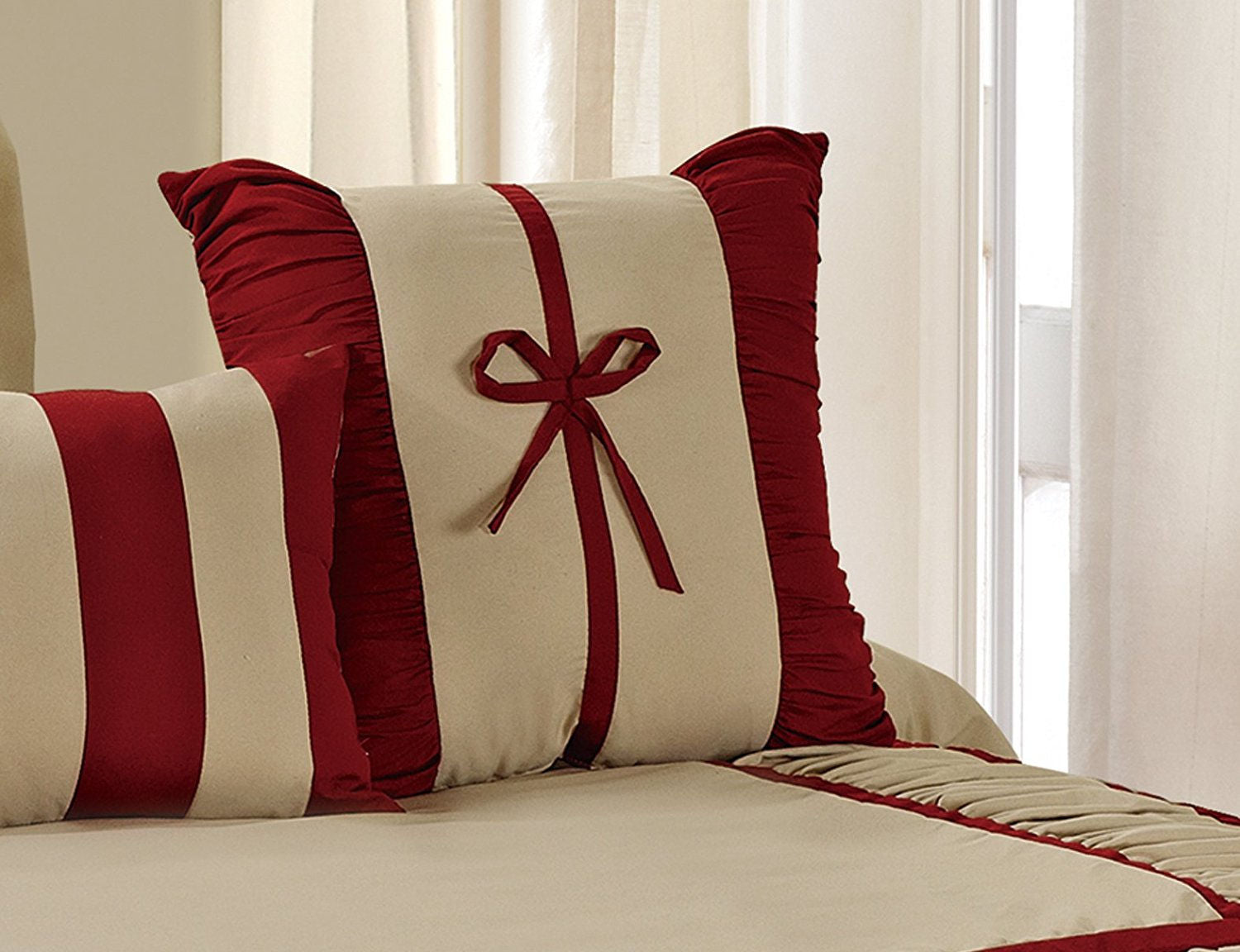 Hig Gray 7 Piece Bed in a Bag Comforter Set, King Bed Sets for Adults