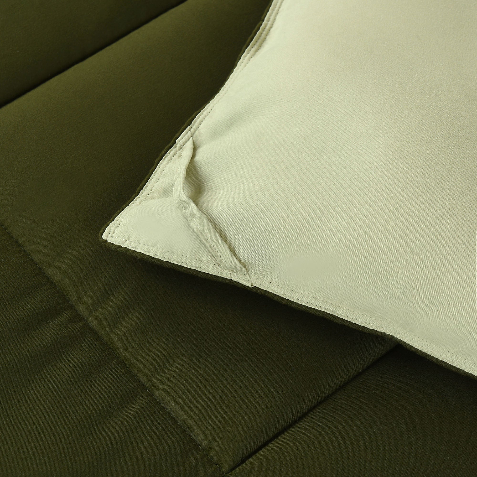 Olive Green All Season Lightweight Down Alternative Comforter Set