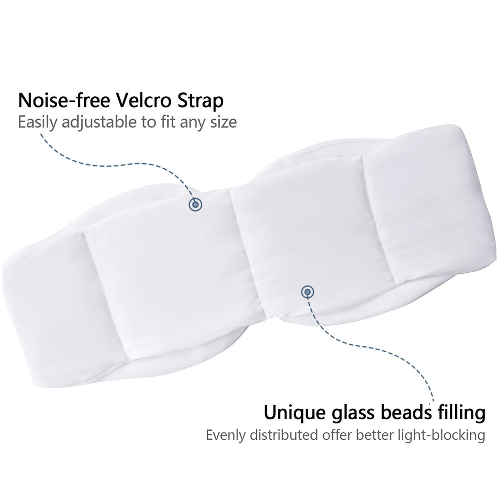 HIG Weighted Sleep Mask with Glass Beads for Men Women Sleeping Nap Travel