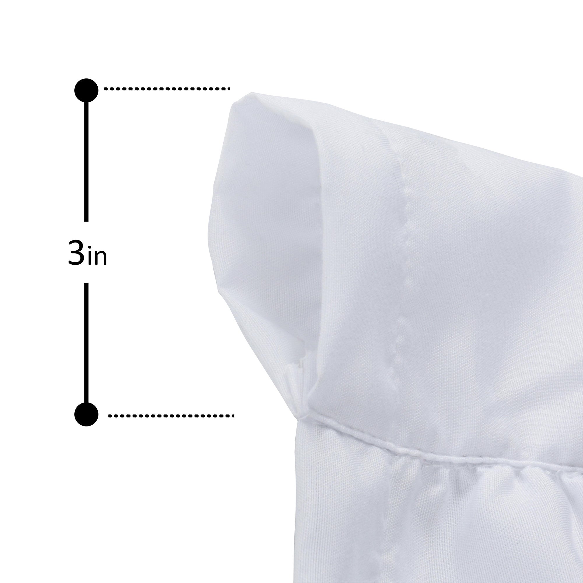 HIG Farmhouse Ruffle Window Curtains with Blackout Liner Handmade Bow Ties Drapes 2 Panels Set, 54"W x 84"L