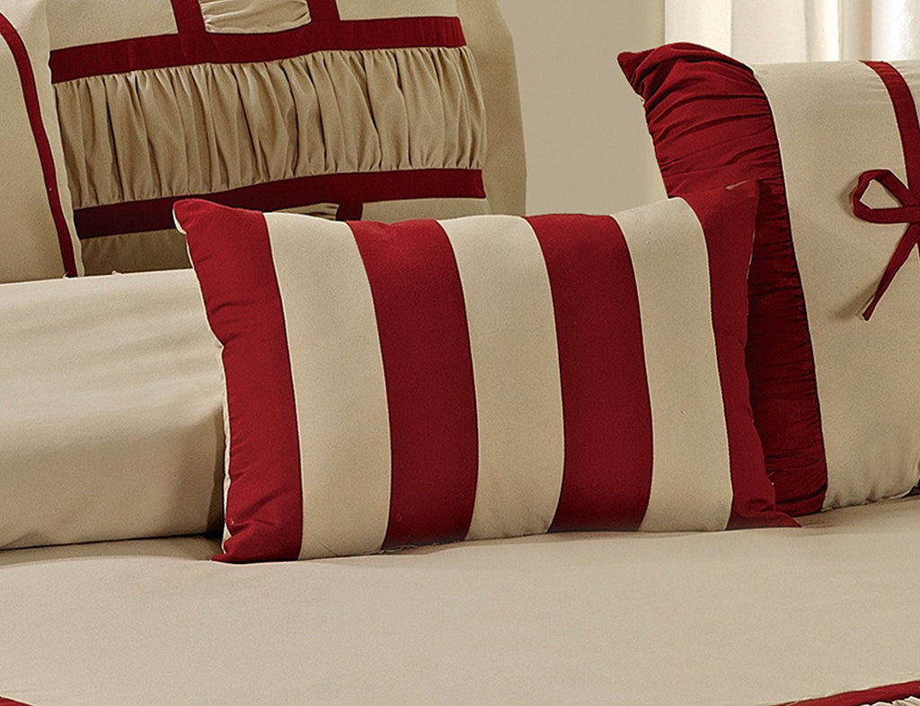Hig Gray 7 Piece Bed in a Bag Comforter Set, King Bed Sets for Adults