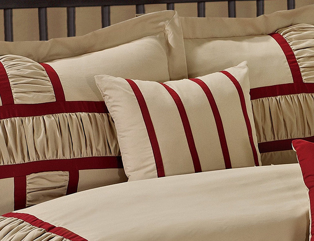Hig Gray 7 Piece Bed in a Bag Comforter Set, King Bed Sets for Adults