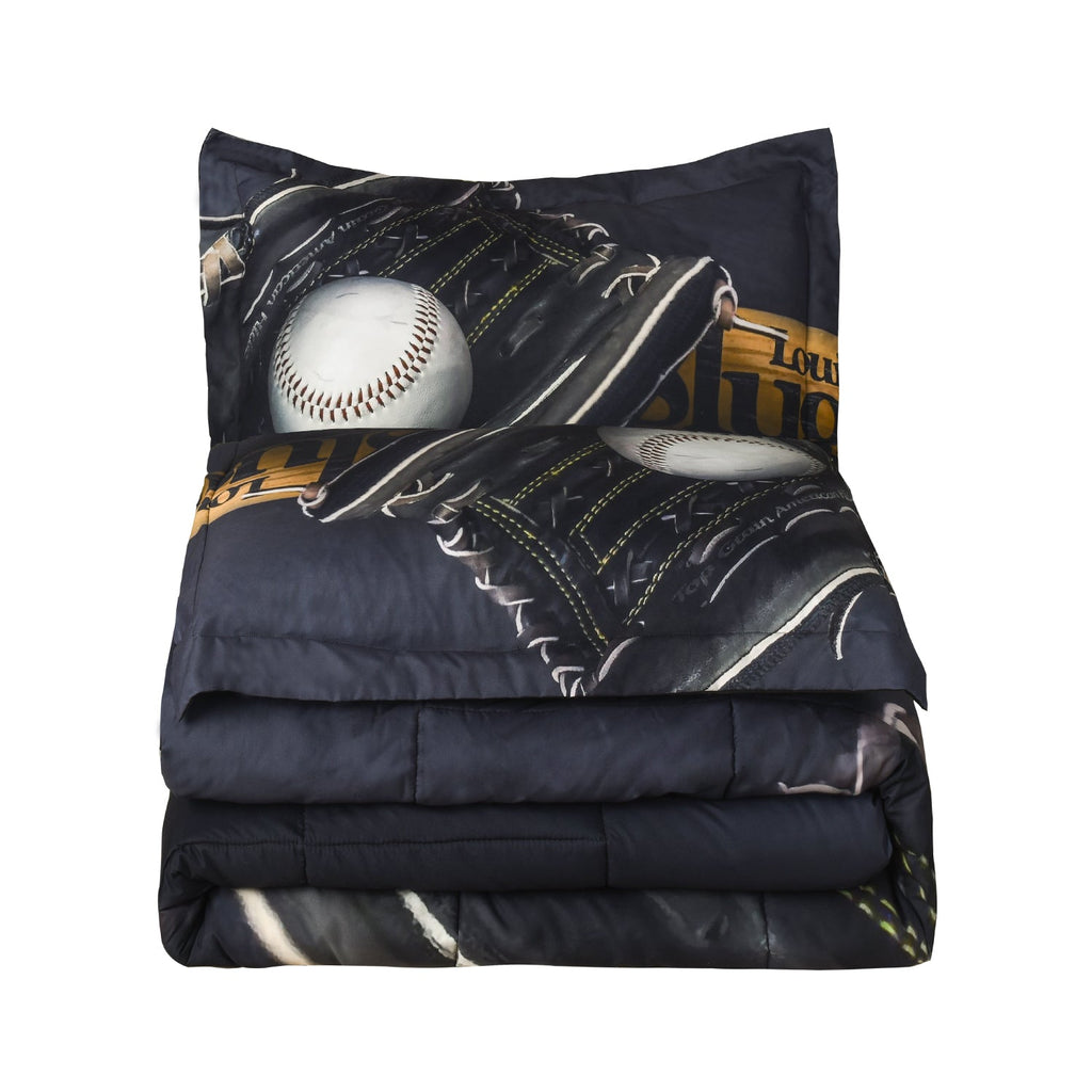 3D Print Ball and Bat All Season Comforter Set-S27