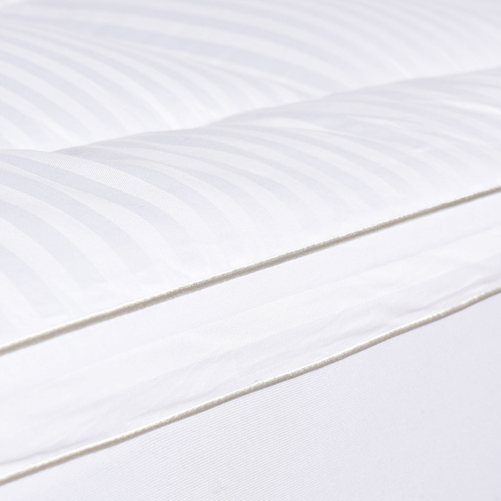 HIG Breathable Cotton Mattress Pad King Size, Fluffy Fitted Mattress Cover Protector with 8-21" Deep Pocket, Thick Quilted Pillow Top Mattress Topper for Back Pain, White