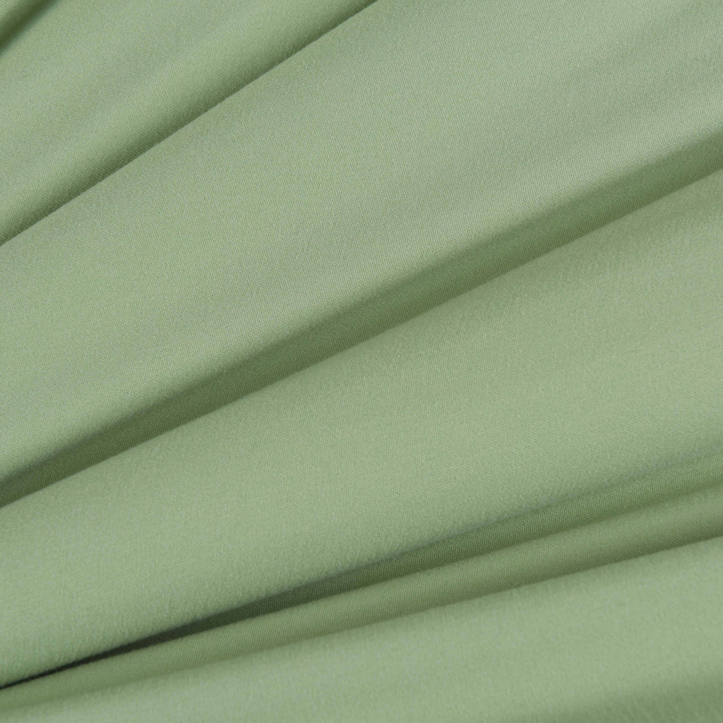 HIG 3 Piece Sage Green Boho Chic Comforter Set with Handmade Tassel Edge