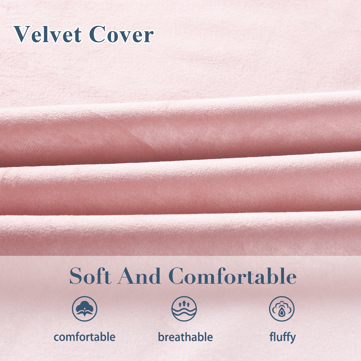 HIG Supportive Full Body Pillow for Sleeping, Decorative Large Body Pillow Insert with Removable Velvet Cover, Cuddly Long Bed Pillow for Adults Pregnant Women Side Sleeper, 20" x 54"