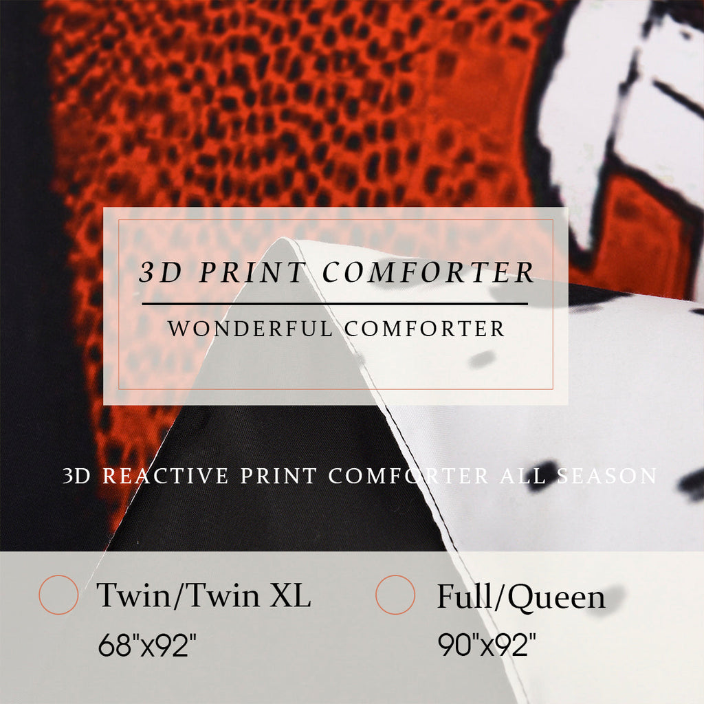 3D Print American Football All Season Comforter Set-S25