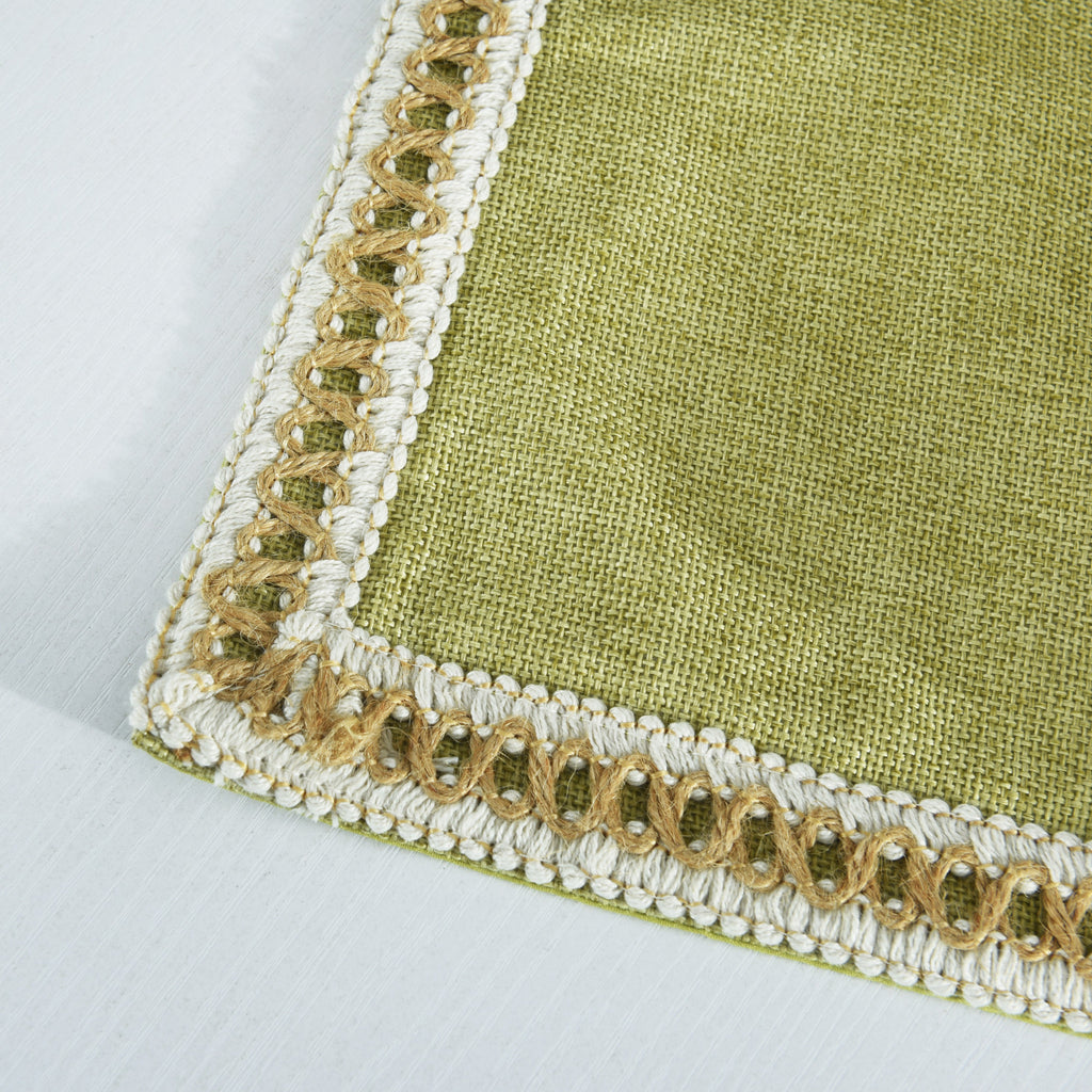 Chambray Table Runner with Lace Edge, Boho Farmhouse Table Runners 80 Inches Long for Holiday Party, Wedding and Dining Table Decor, 16x80 Inches
