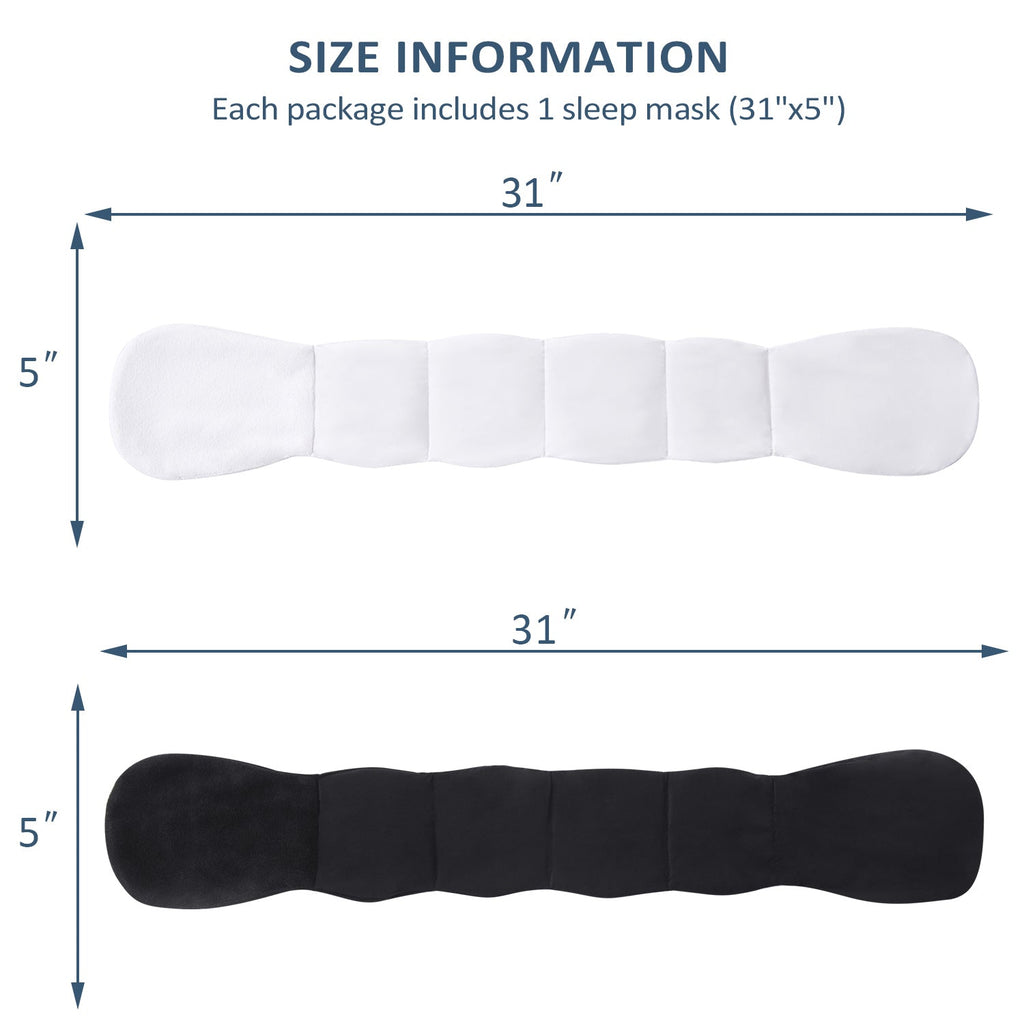 HIG Weighted Sleep Mask with Glass Beads for Men Women Sleeping Nap Travel