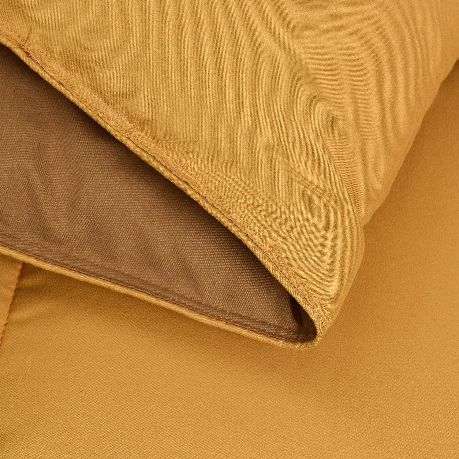 Mustard Yellow All Season Lightweight Down Alternative Comforter Set