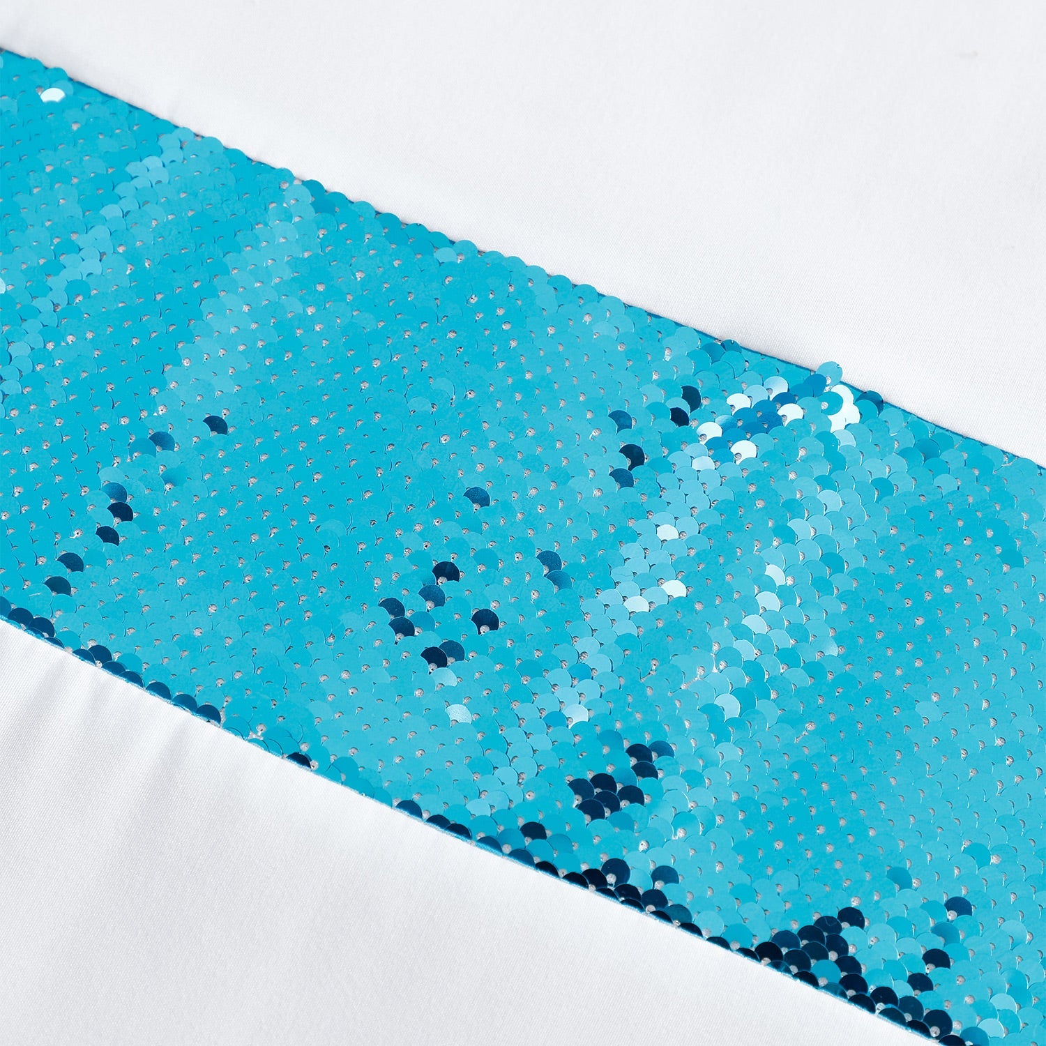 HIG Luxurious Modern Unique Sequins Embroidered Cloth Fabric Shower Curtain 72x72 Extra Long Bathroom Curtain
