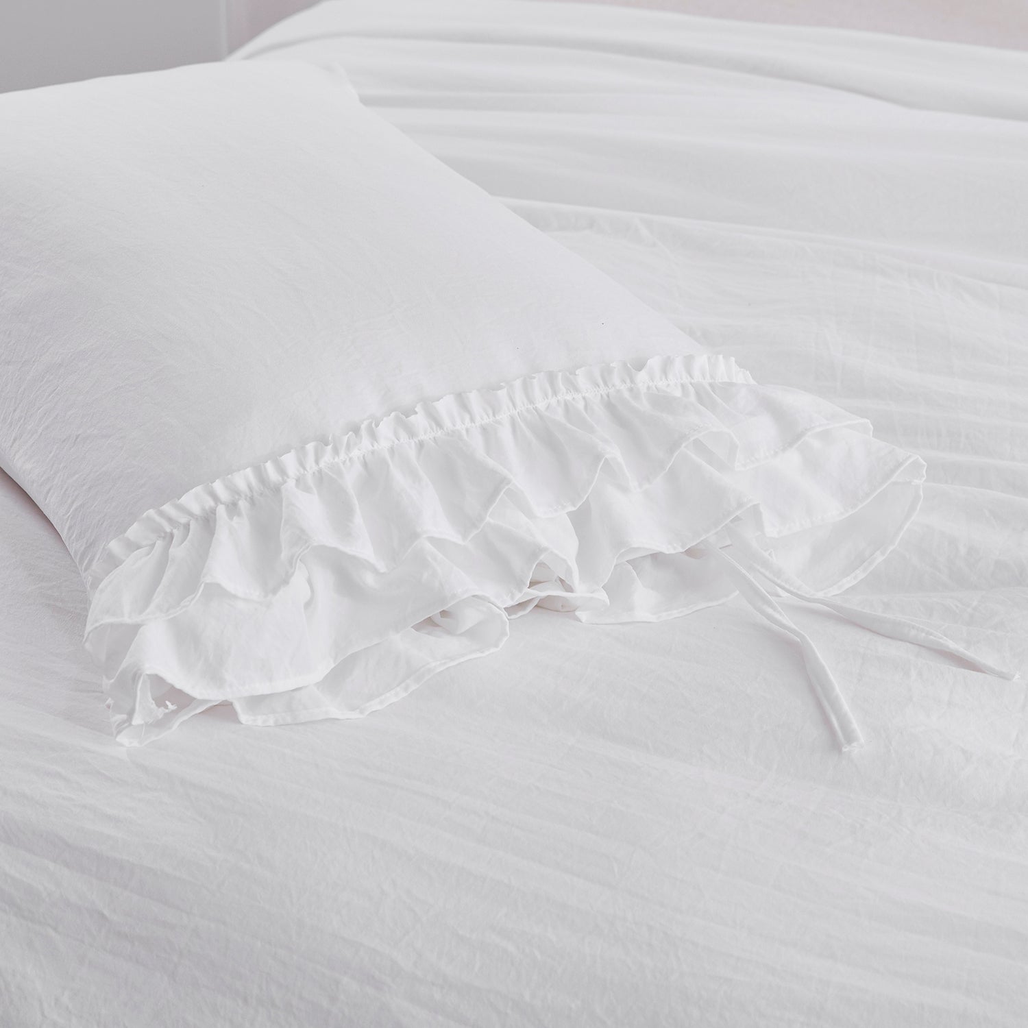 HIG 3 Piece Vintage Duvet Cover Set, Ultra Soft Pre-washed Microfiber