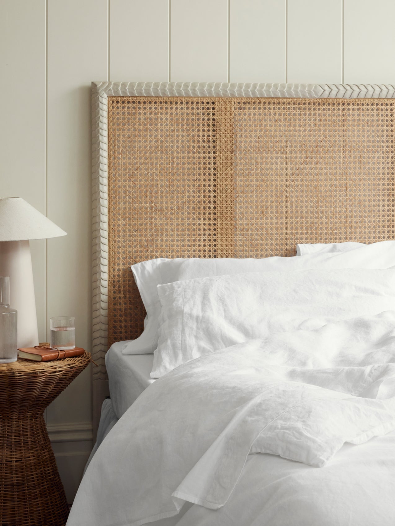 White 100% Linen Duvet Cover