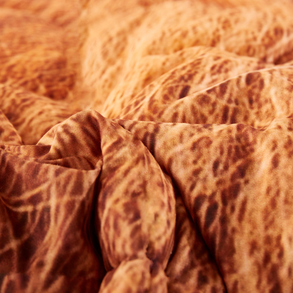 3D Print Duvet Cover Set Twin Lion Head Pattern with Zipper Closure - Machine Washable