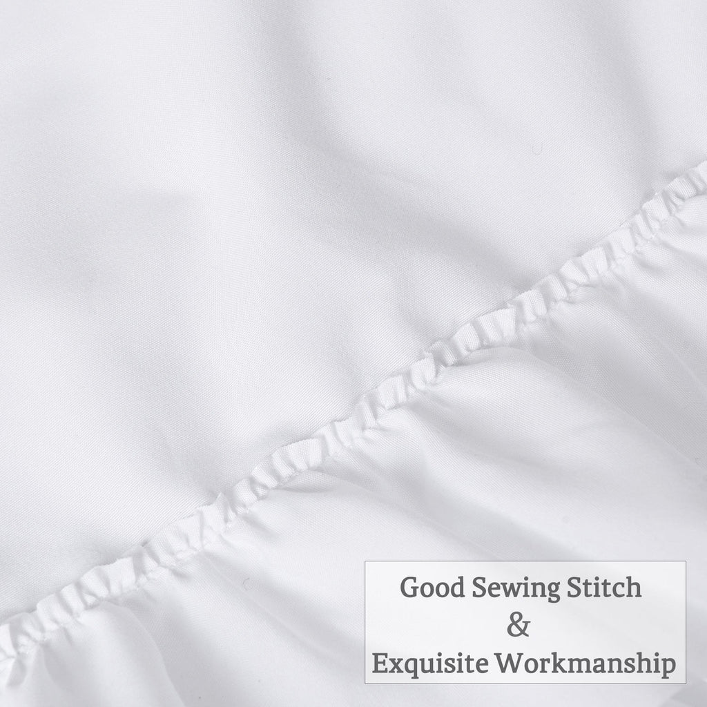 2 Piece Handcraft Chic Ruffle French Country Style Pillow Shams