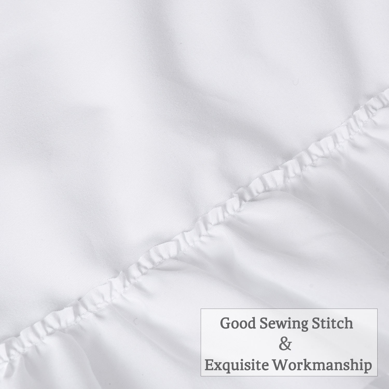 2 Piece Handcraft Chic Ruffle French Country Style Pillow Shams